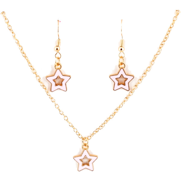 Фото - Детская бижутерия Lukky Набор Fashion с цепочкой и серьгами Stars (T24608)