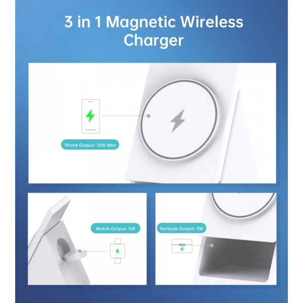 Фото - Беспроводное зарядное устройство Choetech 15W (T600-F)