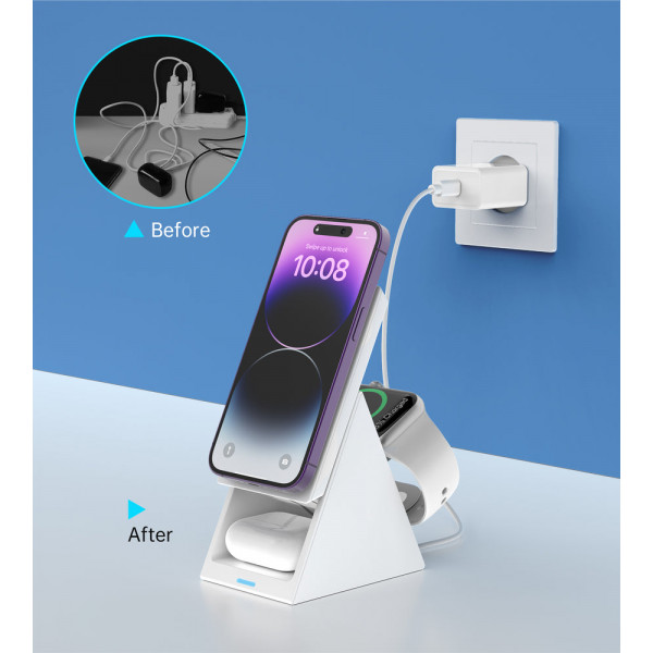 Фото - Беспроводное зарядное устройство Choetech 15W (T600-F)