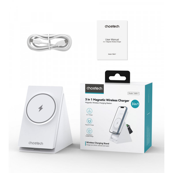 Фото - Беспроводное зарядное устройство Choetech 15W (T600-F)