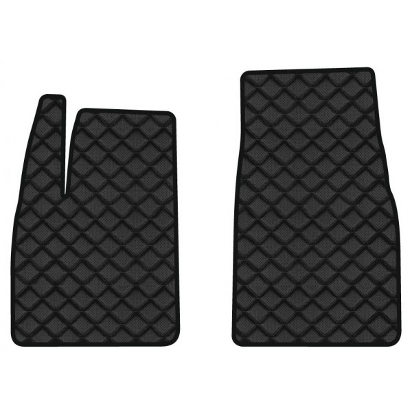 Фото - Коврики из экокожи в салон авто передние EVAtech ECO для Model X 5 seats Restyling Tesla 2017-2021 1 поколение SUV USA TA44513A2BBB