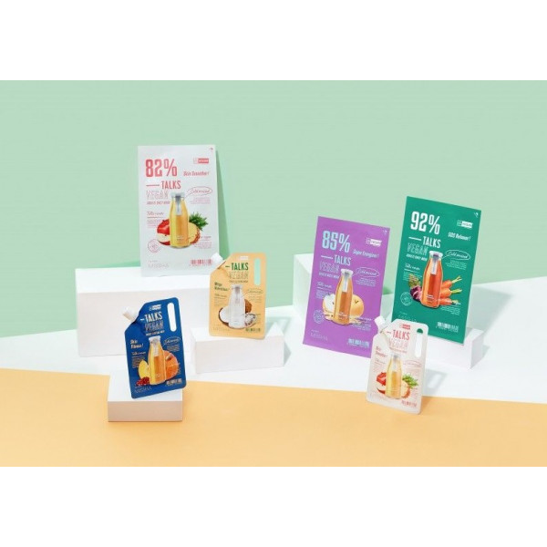 Фото - Маска для лица Missha Talk Vegan Squeeze Skin Smoother Тканевая 27 г (8809643533744)