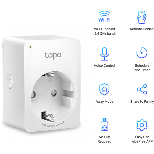 Фото - Умная розетка TP-Link Tapo P100 (2-pack)