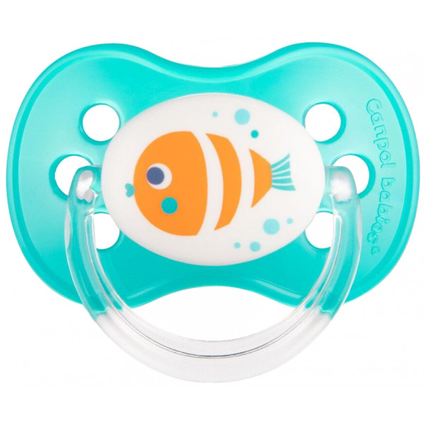 Фото - Круглая пустышка Canpol babies Nature силиконовая, 1 шт. (22/435)