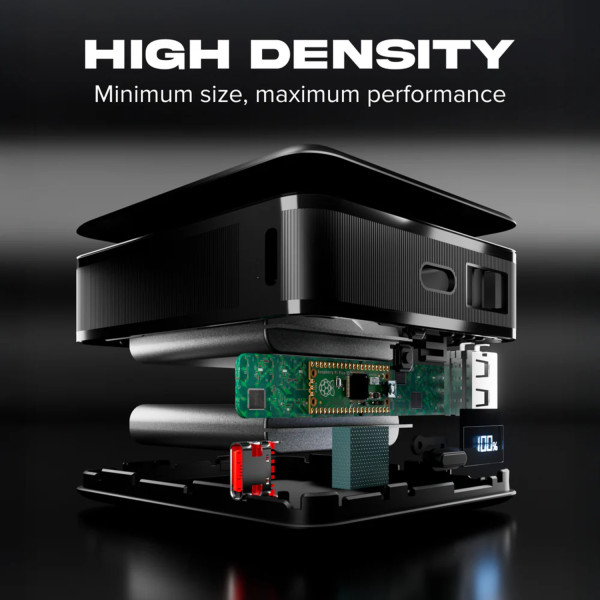 Фото - Батарея мобильная SBS High Density 20000mAh 65W PD USB-C In/Out, LCD display,Ultra Light, Black (902785)