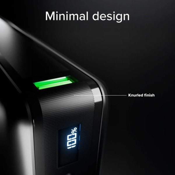 Фото - Батарея мобильная SBS High Density 20000mAh 65W PD USB-C In/Out, LCD display,Ultra Light, Black (902785)