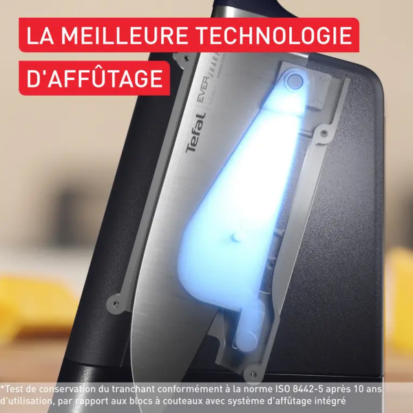 Фото - Набор ножей Tefal K297S744 EverSharp Pro 6 предметов + блок-точилка
