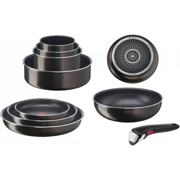 Фото - Набор посуды со съемной ручкой Tefal L1509973 Ingenio XL INTENSE 19 пр