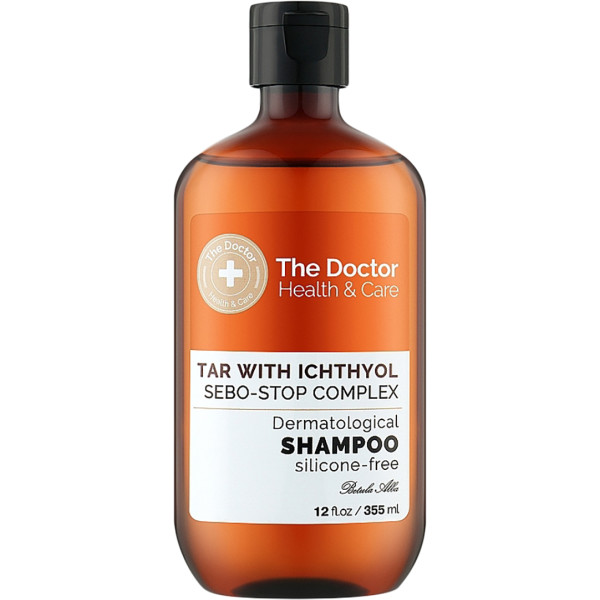 Фото - Шампунь женский The Doctor Health&Care 355 мл Tar with Ichthyol&Sebo-stop Complex (8588006041750) Фото - Шампунь женский The Doctor Health&Care 355 мл Tar with Ichthyol&Sebo-stop Complex (8588006041750)