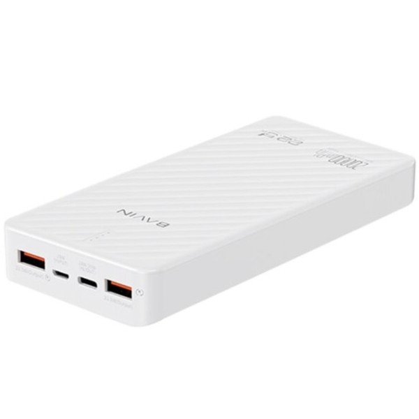 Фото - Батарея мобильная Bavin PC1191 20000 mAh FAST CHARGING 22.5W White (Y-PC1191-WH)