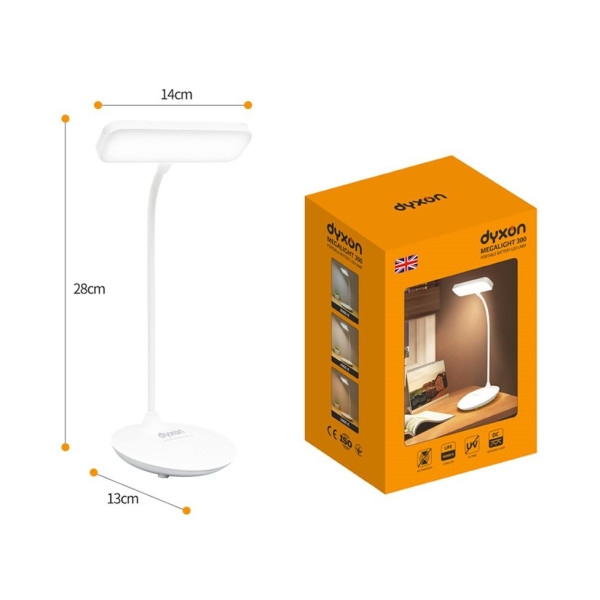 Фото - Настольная лампа Dyxon MEGALIGHT 300 White (DXNLMGLGT300W)