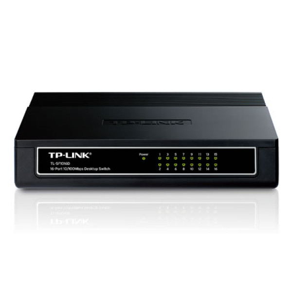Фото - Коммутатор локальной сети (Switch) TP-LINK TL-SF1016D 