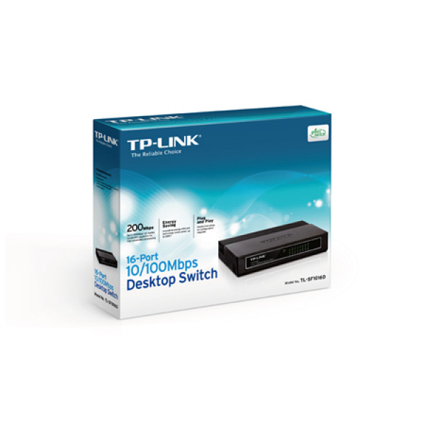 Фото - Коммутатор локальной сети (Switch) TP-LINK TL-SF1016D 