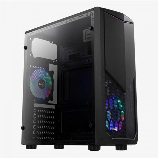 Фото - Корпус AEROCOOL Tomahawk-A-BK-v3 LED Black без БП