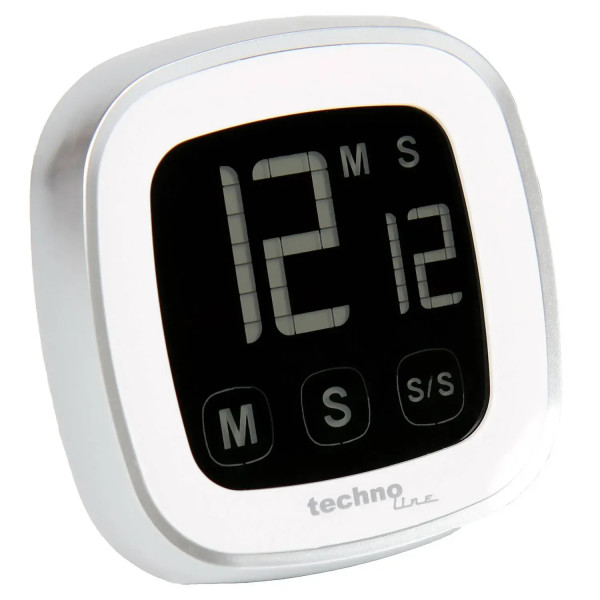 Фото - Кухонный таймер цифровой Technoline Magnetic Touchscreen White (KT400)