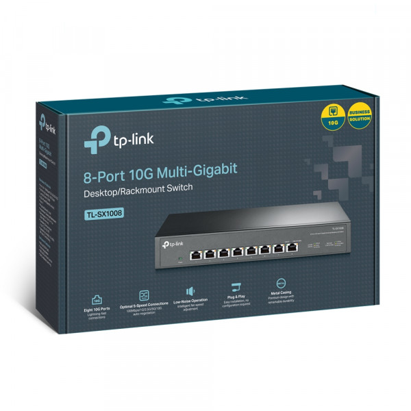 Фото - Коммутатор локальной сети (Switch) TP-Link TL-SX1008
