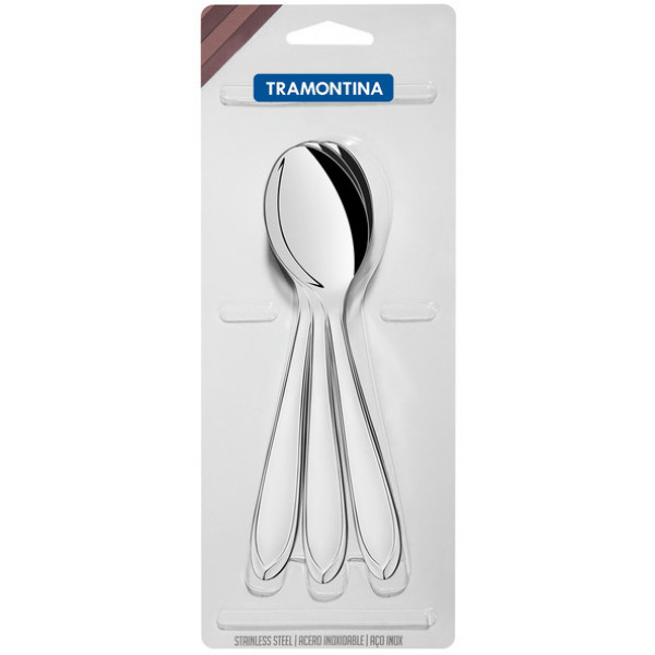 Фото - Набор ложек десертных Tramontina Laguna 3 шт. (66906/041)