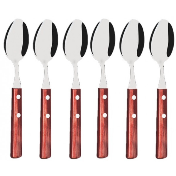 Фото - Набор чайных ложек Tramontina Polywood 6 шт. (21107/670) Фото - Набор чайных ложек Tramontina Polywood 6 шт. (21107/670)