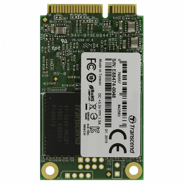 Фото - SSD-накопитель внутренний Transcend mSATA 256GB (TS256GMSA230S)