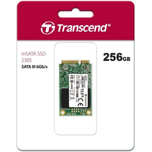 Фото - SSD-накопитель внутренний Transcend mSATA 256GB (TS256GMSA230S)