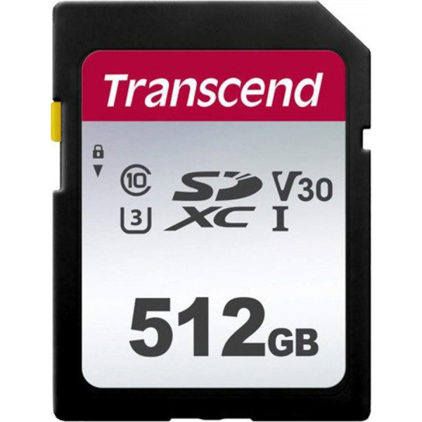 Фото - Карта памяти Transcend SDXC 512GB C10 UHS-I (TS512GSDC300S)