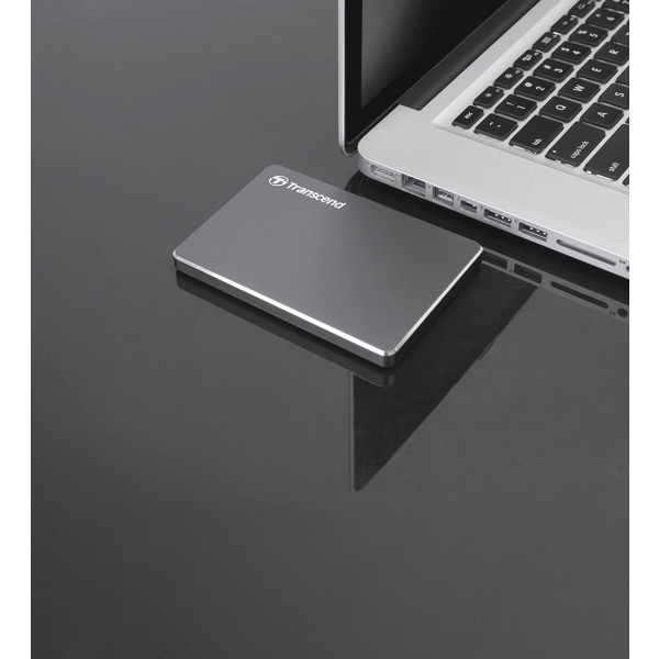 Фото - Жесткий диск внешний Transcend StoreJet 25C3 1 TB Iron Gray (TS1TSJ25C3N)