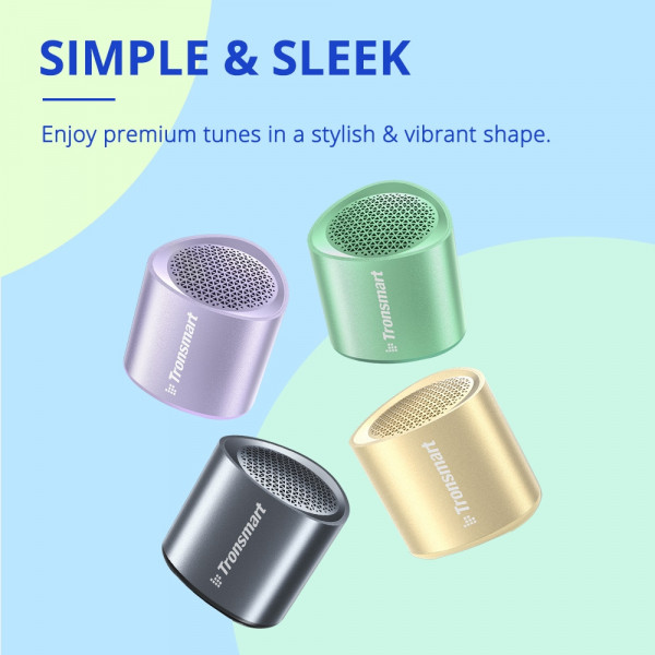 Фото - Портативная акустика Tronsmart Nimo Mini Speaker Polar Black + Nimo Mini Speaker Gold