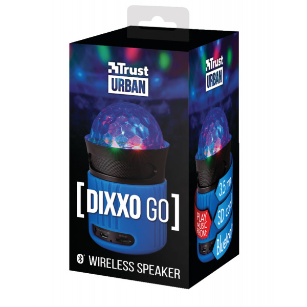 Фото - Портативная акустика Trust Dixxo Go Wireless Bluetooth Speaker Blue (21347)