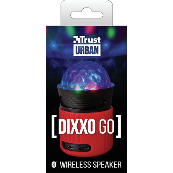 Фото - Портативная акустика Trust Dixxo Go Wireless Bluetooth Speaker Red (21346)