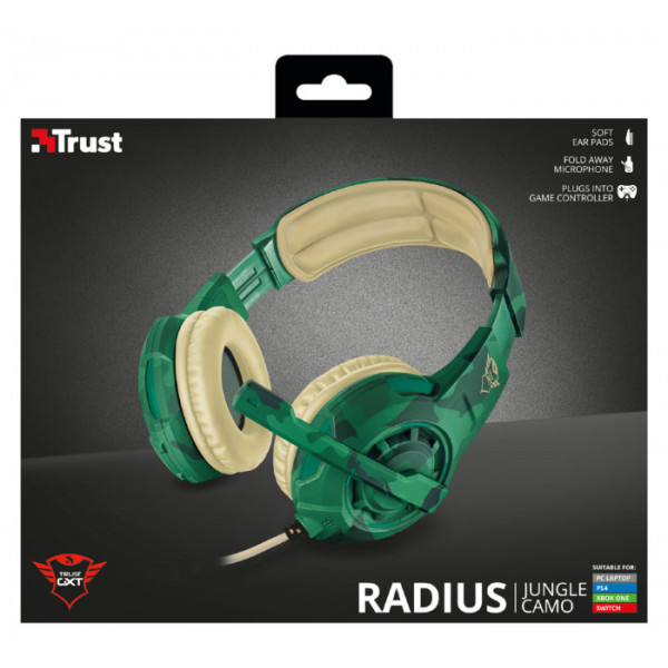 Фото - Гарнитура проводная игровая Trust GXT 310C Radius Gaming Headset (22207)