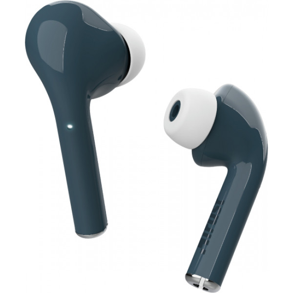 Фото - Наушники вкладыши беспроводные TWS Trust Nika Touch True Wireless Mic Blue (23702)