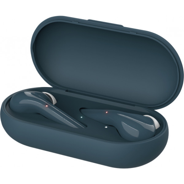 Фото - Наушники вкладыши беспроводные TWS Trust Nika Touch True Wireless Mic Blue (23702)
