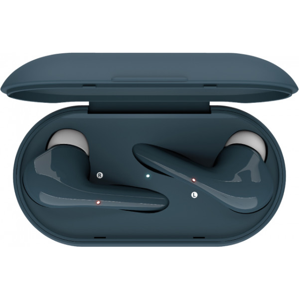 Фото - Наушники вкладыши беспроводные TWS Trust Nika Touch True Wireless Mic Blue (23702)