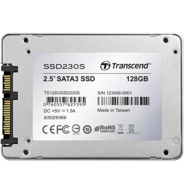 Фото - SSD-накопитель внутренний Transcend SSD230S Premium 128GB 2.5" SATA III 3D V-NAND TLC (TS128GSSD230S)