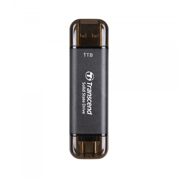 Фото - SSD-накопитель внешний Transcend ESD310C 1TB USB Type-A/USB Type-C 3D NAND Gray (TS1TESD310C) External