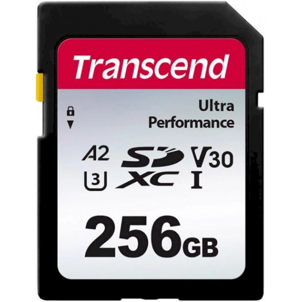 Фото - Карта памяти Transcend SD 256GB C10 UHS-I U3 A2 (TS256GSDC340S)
