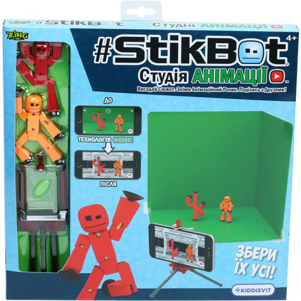 Фото - Набор игровых фигурок Stikbot СТУДИЯ АНИМАЦИИ (TST617_UAKD)