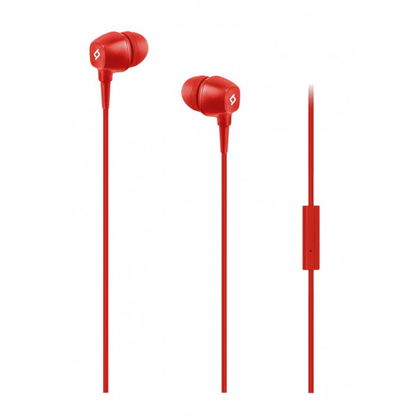 Фото - Наушники вкладыши проводные Ttec Pop Red (2KMM13K)