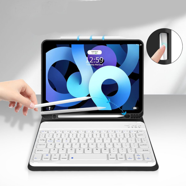 Фото - Чехол-клавиатура для планшета BeCover с беспроводной клавиатурой for Apple iPad Air 11'' (M2)/iPad Air 11'' (M3) Black (711394)