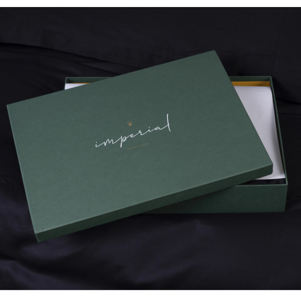 Фото - Простынь двуспальная MirSon Imperial Satin Turin 180х200 см (2200008582371)