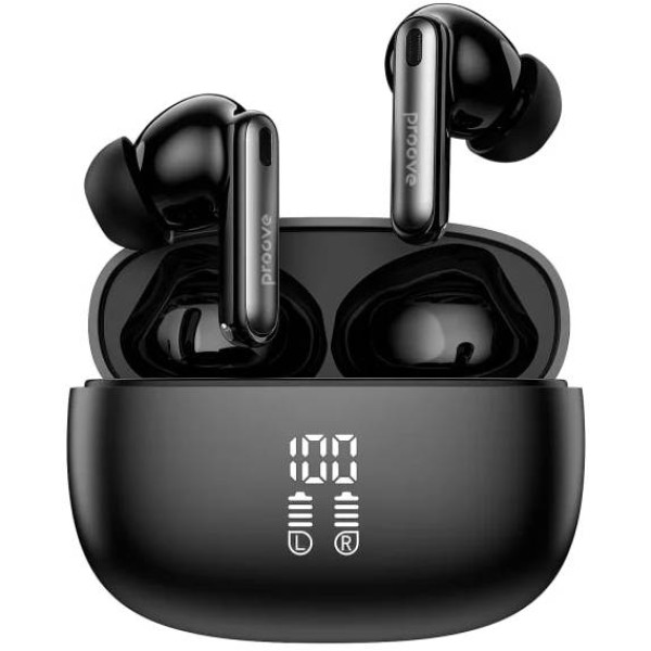 Фото - Наушники вкладыши беспроводные TWS Proove Intro Pro TWS with ANC (APP) obsidian black (TWIP0001AP15)