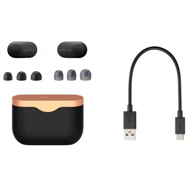 Фото - Наушники вкладыши беспроводные TWS Sony WF-1000XM3 Black