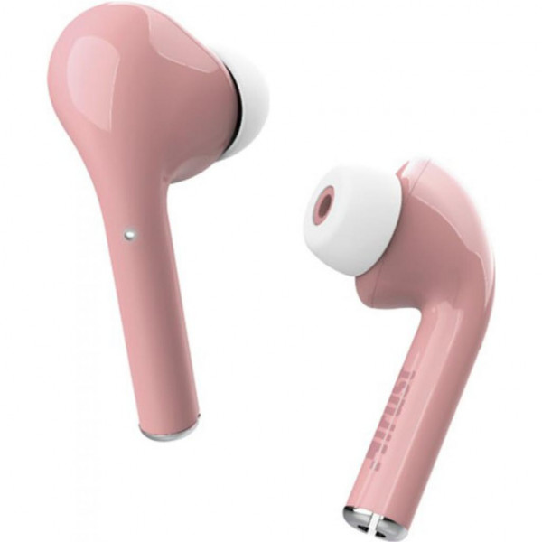 Фото - Наушники вкладыши беспроводные TWS Trust Nika Touch True Wireless Pink (23704)