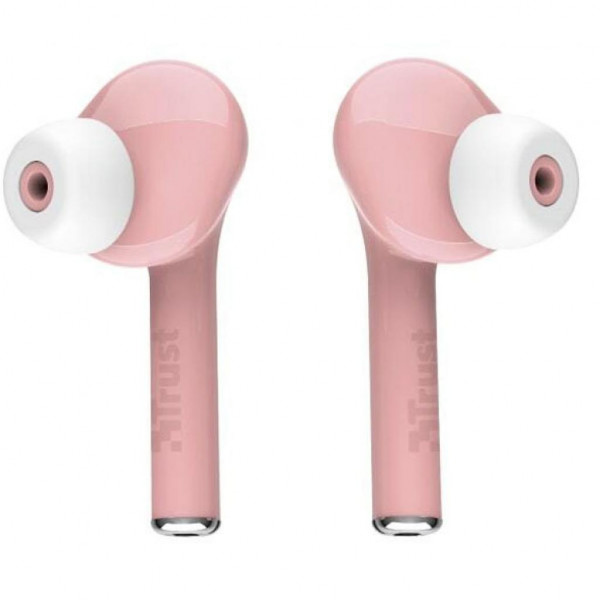 Фото - Наушники вкладыши беспроводные TWS Trust Nika Touch True Wireless Pink (23704)