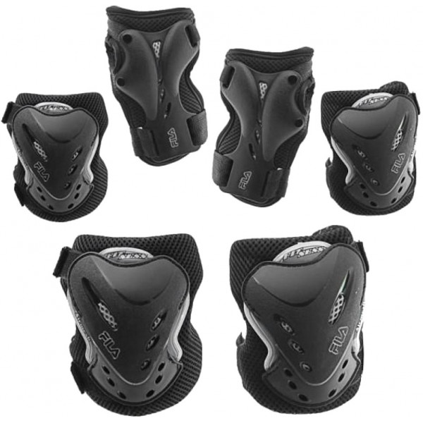 Фото - Комплект защиты Fila 2018 60750865 Fitness Gear Black L (8026473324933)