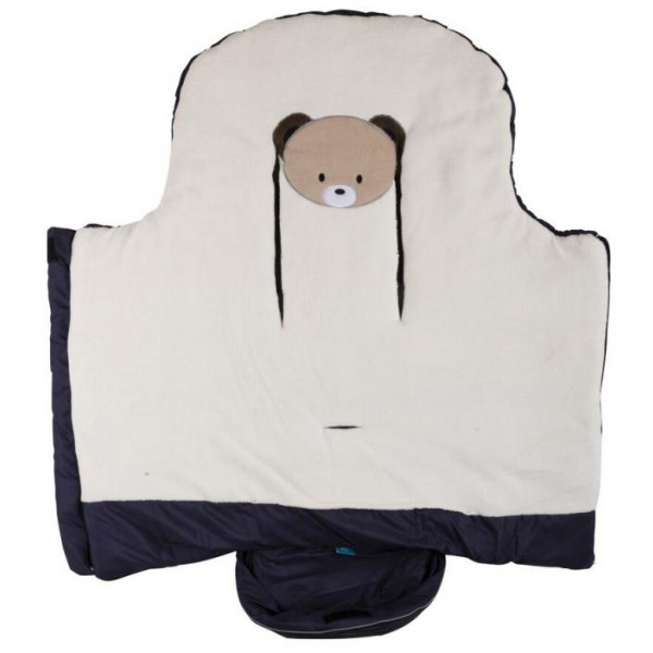 Фото - Конверт для коляски Nuvita 9605 Сuccioli Junior синий/медвежонок/бежевый (NV9605CUCCIOLOJRBLUE)