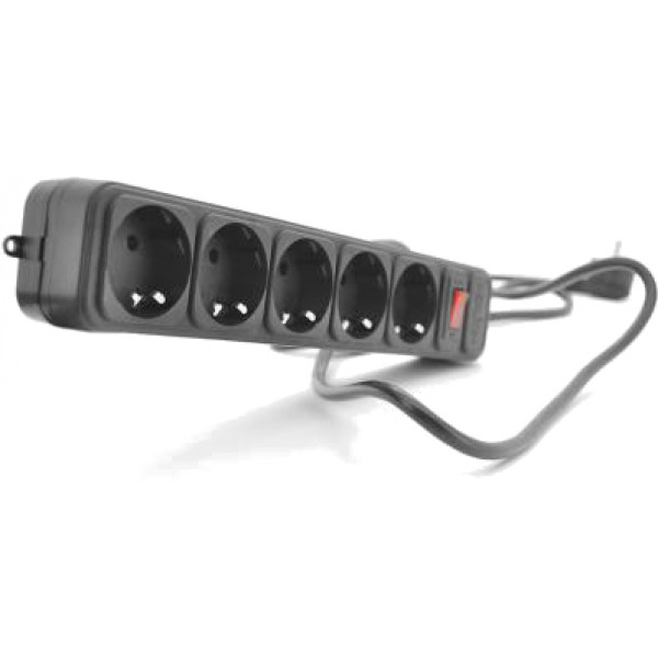 Фото - Сетевой фильтр Merlion 5 розеток 1.8m (B518P) Фото - Сетевой фильтр Merlion 5 розеток 1.8m (B518P)