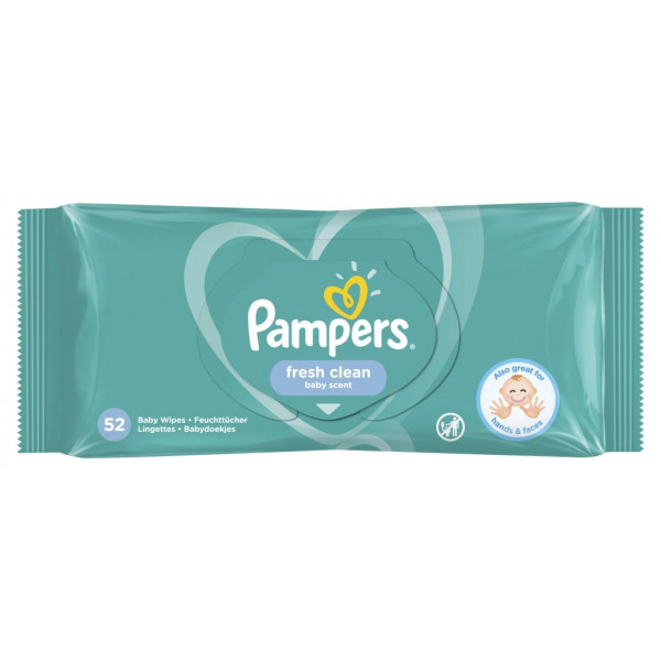 Фото - Салфетки влажные для детей Pampers Fresh Clean, 52 шт. (81688032)