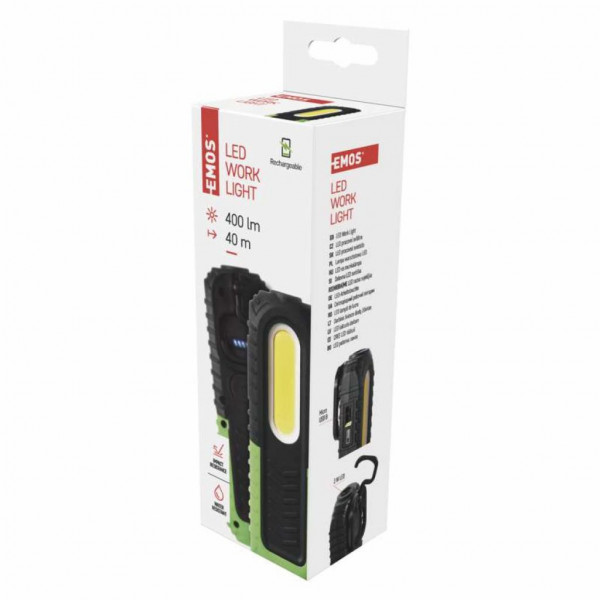Фото - Фонарь EMOS LED P4531 5W 400Lm Li-Ion, ручн.резина+слой.