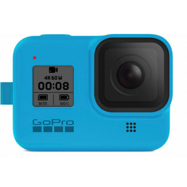 Фото - Чехол для экшн-камеры GoPro Sleeve&Lanyard Blue for HERO 8 (AJSST-003)